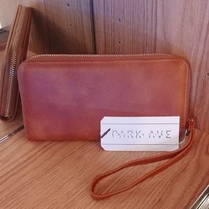 Vegan women's clutch wallet
